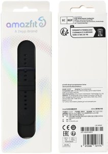 Dymo Pasek fluoroelastomerowy Amazfit, uniwersalny, szerokość 22mm, długość 140-210mm czarny 4