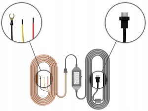 Ładowarka ADAPTER ZASILANIA HK3 ACC 12-24V miniUSB VIOFO 8