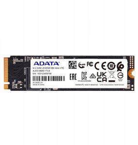 Dysk SSD Dysk SSD ADATA Legend 960 MAX 1TB M.2 2280 PCI-E x4 Gen4 NVMe 7
