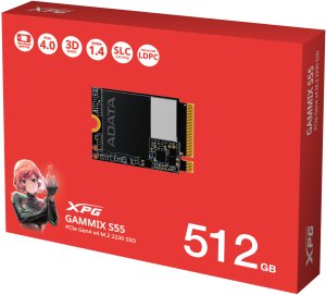 Dysk SSD Dysk SSD Adata XPG GAMMIX S55 512GB M2230 NVMe 1.4 PCIe Gen3 3