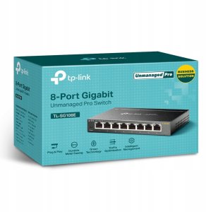 Switch TP-LINK TL-SG108E SWITCH 8 PORTÓW GIGABIT 1000MB/s 6