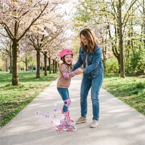 Rolki Nils Extreme NJ1025 ŁYŻWOROLKI FLIPZY RÓŻOWE ROZM. S(31-34) NILS FUN 3