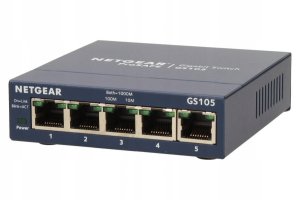 Switch Switch Netgear GS105GE GIGABIT LAN 5x 1000Mb/s 3