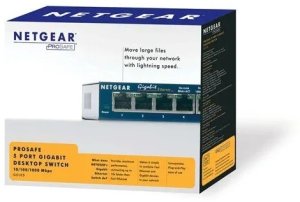 Switch Switch Netgear GS105GE GIGABIT LAN 5x 1000Mb/s 7
