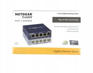 Switch Switch Netgear GS105GE GIGABIT LAN 5x 1000Mb/s 10