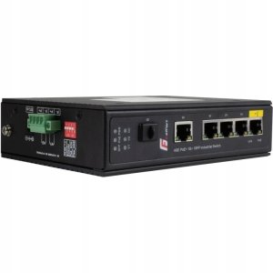 Switch SWITCH POE GETFORT PRZEMYSŁOWY POE 4GE+1GE+1SFP (-40/80) 2