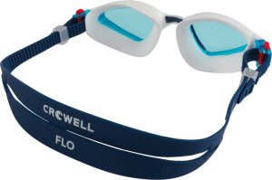 Crowell Okulary pływackie Crowell GS20 Flo biało-niebieskie 2