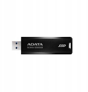Dysk zewnętrzny SSD Pendrive ADATA Dysk SSD zewnętrzny SC610 2 TB USB3.2A Gen2 czarny 5