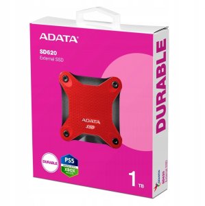 Dysk zewnętrzny SSD Adata Dysk zewnętrzny SSD SD620 1TB U3.2A 520/460 MB/s czerwony 6