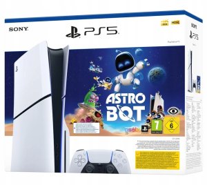 PlayStation 5 Slim Disc Edition Astro Bot Value Bundle konsola do gier 3