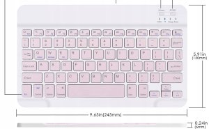 ETUI Z KLAWIATURĄ BLUETOOTH DO GALAXY TAB S6 LITE 4