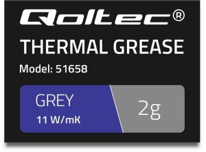 Pasta termoprzewodząca Qoltec Pasta termoprzewodząca 11W/m-K 2g Grey 5