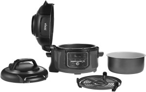 Multicooker Ninja Multicooker Garnek elektryczny Ninja OP100EU Foodi 1460W 4,7L Ruszt Czarny 8
