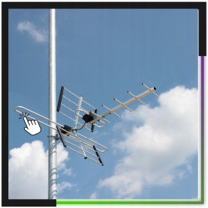 Antena RTV Antena zewnętrzna DVB-T2 UHF+VHF TAMDEL TAZ-08 5