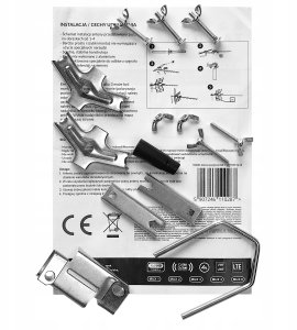 Antena RTV Antena zewnętrzna DVB-T2 UHF+VHF TAMDEL TAZ-08 10