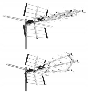 Antena RTV Antena zewnętrzna DVB-T2 UHF+VHF TAMDEL TAZ-19 11
