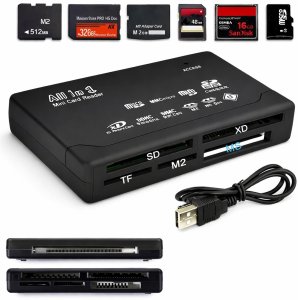 Karta Uniwersalny czytnik kart pamięci USB SD/SDHC/Mini/Micro/M2/MMC/CF/ XD 2