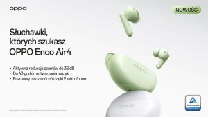Słuchawki Oppo Słuchawki bezprzewodowe OPPO Enco Air4 Dokanałowe Bluetooth 5.4 Białe 7