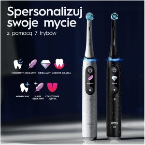Szczoteczka Oral-B Szczoteczka elektryczna Oral-B iO Series 10 Cosmic Akumulatorowa Czarna 14