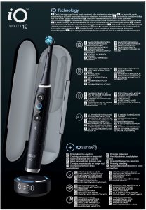 Szczoteczka Oral-B Szczoteczka elektryczna Oral-B iO Series 10 Cosmic Akumulatorowa Czarna 9