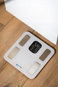 Waga łazienkowa WAGA ŁAZIENKOWA BLUETOOTH SMART 22w1 180 Kg ANALITYCZNA INTELIGENTNA USB WH 2