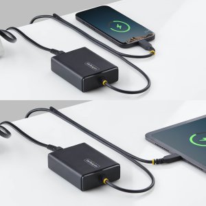 Zasilacz StarTech 1100LE-USB-C-CHARGER adapter zasilający inwerter Wewnętrzna 100 W Czarny 4