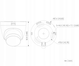 Dahua Technology KAMERA DAHUA 4W1 HAC-HDW1500CLQ-IL-A-0280B-S3-DIP 5