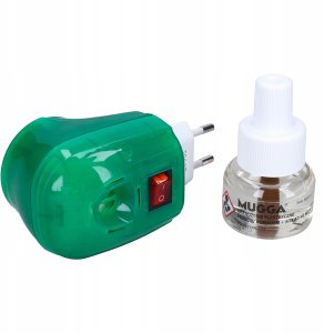 Mugga Urządzenie elektryczne z wkładem na komary Mugga 45 nocy 35ml + 4x Wkład płyn na komary Mugga 45 nocy 35ml 8