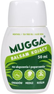 Mugga Zestaw 2x Mugga 50% + 9,5% Deet rodzinny + Balsam kojący 50ml 4
