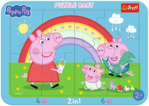 Trefl Puzzle ramkowe Baby - Little Peppa TREFL 2