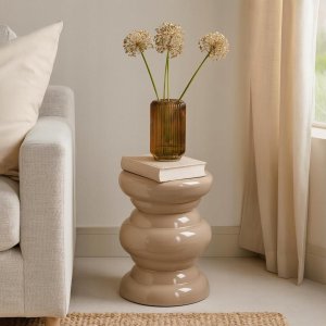 Home Styling Collection Stolik kawowy, metalowy, Ø 32 x 41,5 cm 2