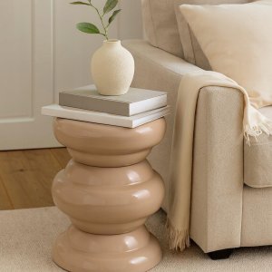 Home Styling Collection Stolik kawowy, metalowy, Ø 32 x 41,5 cm 3