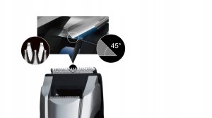 Trymer Panasonic Panasonic ER-GB80 Trymer do włosów/brody 3 nasadki 3