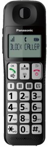Telefon stacjonarny Panasonic Telefon bezprzewodowy Panasonic KX-TGE110 LCD 11