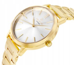 Zegarek Giewont Zegarek Damski Giewont Sapphire Złoto Srebrny GW2360-B2 2