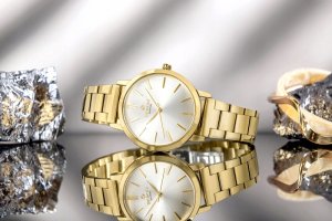 Zegarek Giewont Zegarek Damski Giewont Sapphire Złoto Srebrny GW2360-B2 7