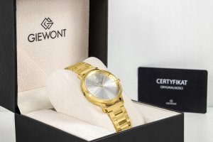 Zegarek Giewont Zegarek Damski Giewont Sapphire Złoto Srebrny GW2360-B2 9