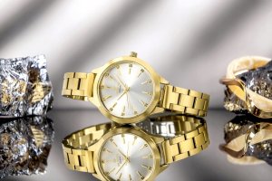 Zegarek Giewont Zegarek Damski Giewont Sapphire Złoto Srebrny GW2720-B2 7