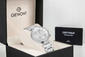 Zegarek Giewont Zegarek Damski Giewont Sapphire Srebrny GW3380-B1 9