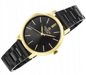 Zegarek Giewont Zegarek Damski Giewont Sapphire Złoto Czarny GW2360-B4 3