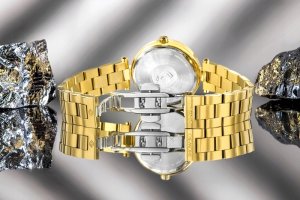 Zegarek Giewont Zegarek Damski Giewont Sapphire Złoty GW9890-B2 7