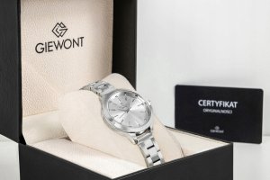 Zegarek Giewont Zegarek Damski Giewont Sapphire Srebrny GW2720-B1 9