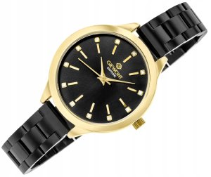 Zegarek Giewont Zegarek Damski Giewont Sapphire Złoto Czarny GW2720-B4 3