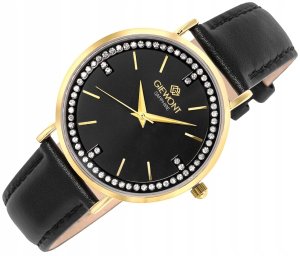 Zegarek Giewont Zegarek Damski Giewont Sapphire Złoto Czarny GW5390-A4 3