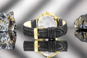 Zegarek Giewont Zegarek Damski Giewont Sapphire Złoto Czarny GW5390-A4 8