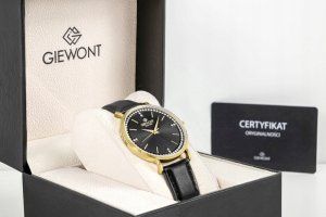 Zegarek Giewont Zegarek Damski Giewont Sapphire Złoto Czarny GW5390-A4 9