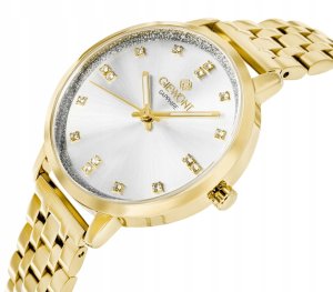 Zegarek Giewont Zegarek Damski Giewont Sapphire Złoto Srebrny GW7370-B2 2