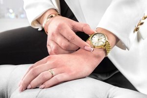 Zegarek Giewont Zegarek Damski Giewont Sapphire Złoto Srebrny GW7370-B2 6