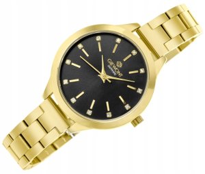 Zegarek Giewont Zegarek Damski Giewont Sapphire Złoto Czarny GW2720-B3 3