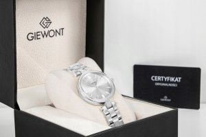 Zegarek Giewont Zegarek Damski Giewont Sapphire Srebrny GW9890-B1 8